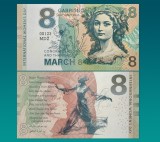 !!! BANCNOTA MATEJ GABRIS - 8 MARTIE , ZIUA FEMEII 2025 - UNC