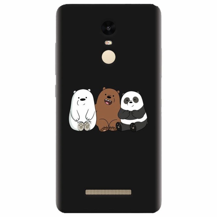 Husa silicon pentru Xiaomi Remdi Note 3, Bears