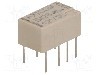 Releu electromagnetic, DPDT, 12V DC, 2A, seria IM, TE Connectivity - 3-1462039-2