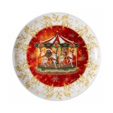 Farfurie Craciun portelan multicolor III &Oslash; 20,5 cm