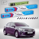 Cumpara ieftin Ștergătoare Kia Rio IV YB Hatchback 2017-prezent | Set Față și Spate Flat Premium &ndash; TeamCar&reg;