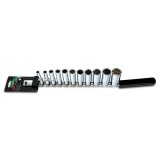 Set tubulare adanci 3 8 12PT (11 piese)