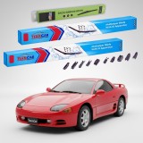 Cumpara ieftin Ștergătoare Mitsubishi 3000 GT Coupe (Z16A) 1992-2000 | Set Față și Spate Flat Premium &ndash; TeamCar&reg;