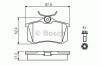 Set placute frana,frana disc SEAT CORDOBA Vario (6K5) (1999 - 2002) BOSCH 0 986 461 769