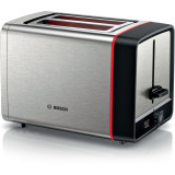 Prajitor de paine compact Bosch TAT6M420, oprire automata; rumenire uniforma; Inox
