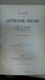 Hippolyte taine - histoire de la litt&eacute;rature anglaise, volumul 4