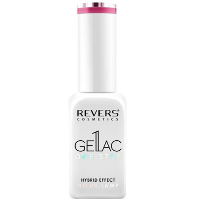 Lac de unghii Gellac 1 Step, Hybrid Effect, Non UV, Revers, 06 Roz intens, 10 ml foto