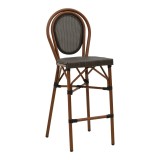 Cumpara ieftin Scaun de bar de grădină Dezyan Maro 41.5x53.5x116 cm