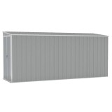 Cumpara ieftin Sopron gradina/montaj perete gri 118x382x178 cm otel zincat