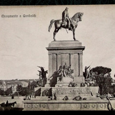 CARTE POSTALA CP Italia Roma monument Garibaldi necirculata **