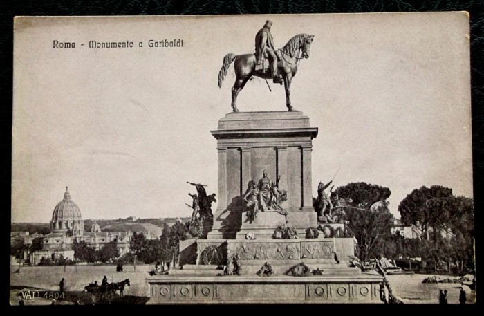 CARTE POSTALA CP Italia Roma monument Garibaldi necirculata **