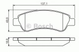 Set placute frana,frana disc FIAT DUCATO caroserie (230L) (1994 - 2002) BOSCH 0 986 495 254