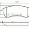 Set placute frana,frana disc FIAT DUCATO platou / sasiu (230) (1994 - 2002) BOSCH 0 986 495 254