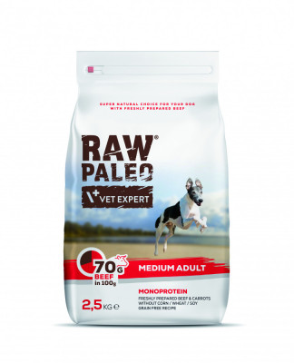 Hrana uscata, RAW PALEO VITA, adult, rase medii, 2.5 kg AnimaPet MegaFood foto