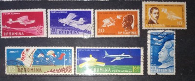 Romania 1960 Lp 500 ziua aviației serie ștampilat foto