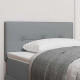 Cumpara ieftin Tablie LED cu benzi LED cu headboard Gri deschis 80 cm tesatura