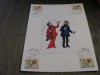 FDC Vintage Belgia 1979,Tintin și Căpitanul Haddock, 4 Timbre Obliterate 8Fr, Ștampile Speciale, Ediție Limitată Herg&eacute;,, Europa, Animatii