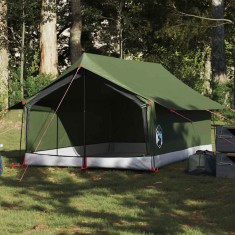 vidaXL Cort de camping pentru 2 persoane, verde masliniu, impermeabil foto