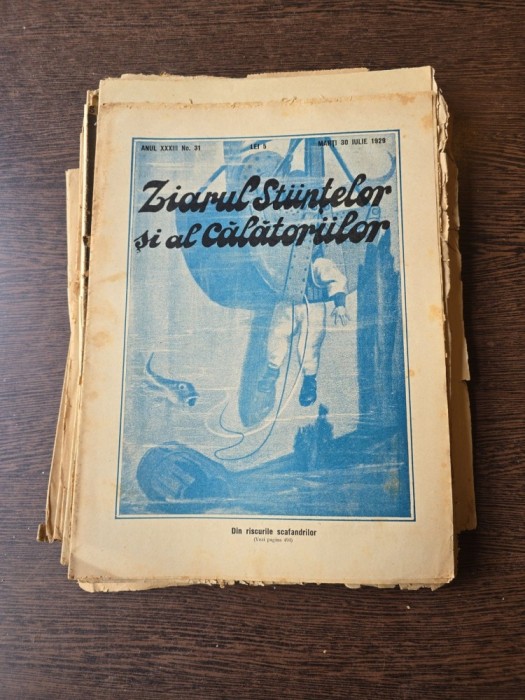 Ziarul Ştiinţelor şi al Călătoriilor - nr. 31/1929