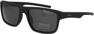 Ochelari de Soare POLAROID PLD 3018/S DL5/JY, 55mm, Negru-Gri foto