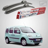 Cumpara ieftin Ștergătoare Renault Kangoo II Hayon 2008-prezent | Set Față Flat &ndash; TeamCar&reg;