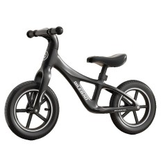 Bicicleta pentru Copii, Fara Pedale, Pentru 2-6 Ani, 2 Roti Silentioase, Sa Reglabila 43 - 58 cm, Negru