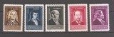 ROMANIA 1959, LP 471 - Mari aniversari culturale, MNH (vezi descrierea)