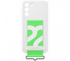 Galaxy S22 Plus; Silicone Cover with Strap; White &amp;quot;EF-GS906TWEGWW&amp;quot; foto