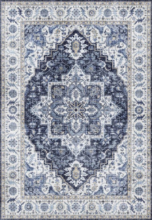 Covor Belgian, Alaska P0148-899, Albastru, Diverse Dimensiuni - 200x290 cm