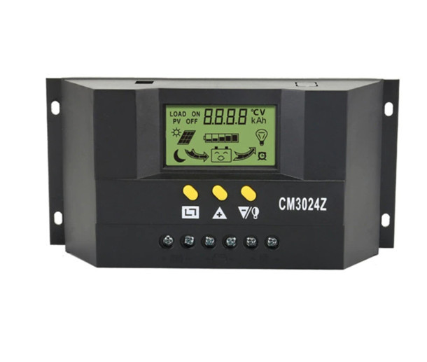 Controller regulator tensiune pentru panou solar, 12 24V, 30A