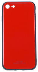 Husa Spate Upzz Glass Pro iPhone 7/8 Red foto