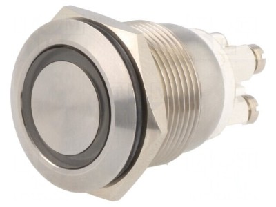 Comutator anti-vandalism alb IP66 24VDC 0,05A foto