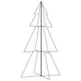 Brad Craciun conic, 300 LED-uri, 120x220 cm, interior&amp;exterior