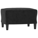 Cumpara ieftin Taburet, negru, 60x50x41 cm, catifea