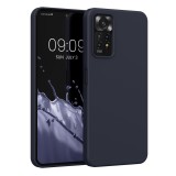 Husa Kwmobile pentru Xiaomi Redmi Note 11 Pro/Redmi Note 11 Pro 5G, Silicon, Albastru, 57373.186, Carcasa