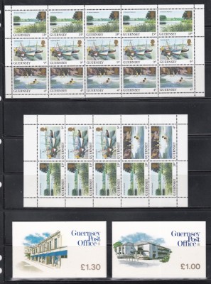 Guernsey 1984 - Ziua timbrului, 2 Carnete, MNH foto