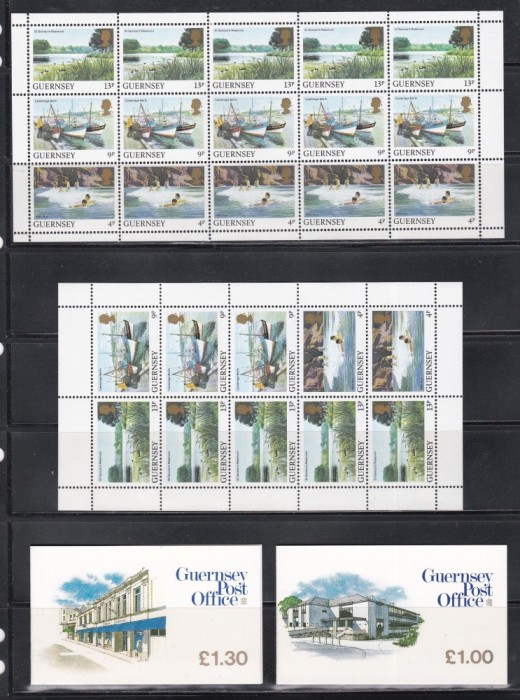 Guernsey 1984 - Ziua timbrului, 2 Carnete, MNH