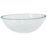 Cumpara ieftin Chiuveta, transparent, 50x37x14 cm, sticla