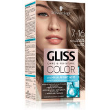 Schwarzkopf Gliss Color Culoare permanenta pentru par culoare 7-16 Cool Ash Blonde 1 buc
