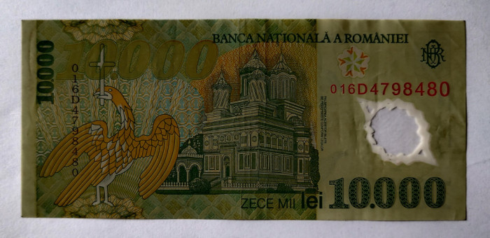 Romania - 10000 Lei 2000 - Isarescu