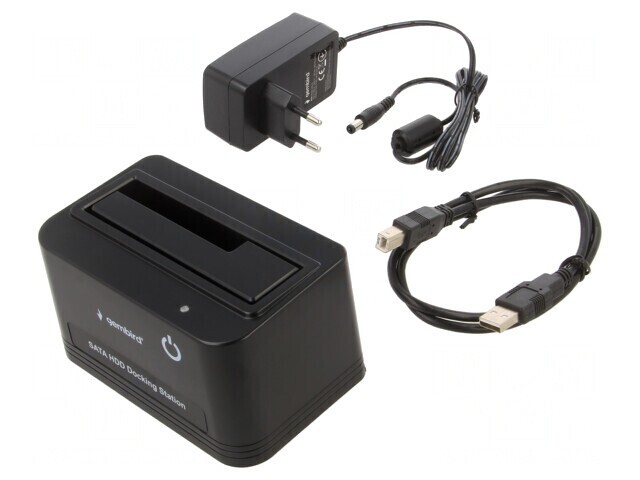 Stație de Andocare USB 2.0 Neagră