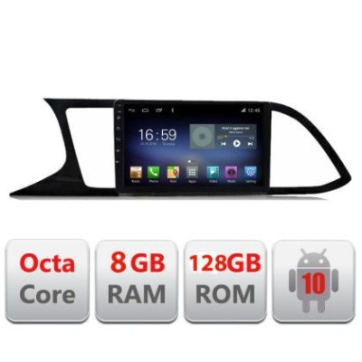 Navigatie Seat Leon 2013-2020 F-306 Octa Core cu Android Radio Bluetooth Internet GPS WIFI DSP 8+128GB 4G CarStore Technology foto