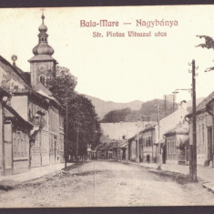 2396 - BAIA-MARE, street Pintea Viteazul, Romania - old postcard - used - 1940