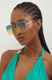 Answear Lab ochelari de soare femei, culoarea galben