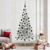 VidaXL Pom de Crăciun artificial pre-iluminat Argintiu 210 cm PET 3397220