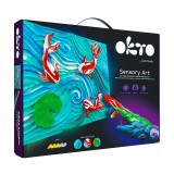 Set pictura 3d cu argila usoara, 30*40cm - fishes, Okto