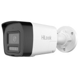 Camera supraveghere IP Hikvision HiLook IPC-B160HAP-LUF/SL, 6MP, 2.8mm, PoE, Iluminare duala 30m, Alarma, Microfon si difuzor, IP67 SafetyGuard Survei