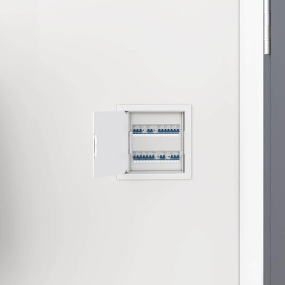 vidaXL Panouri de acces 2 pcs Alb 15 x 15 x 2 cm Plastic ABS 42008366 foto