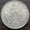 (A695) MONEDA DIN ARGINT AUSTRIA - 1 FLORIN 1881, EROARE - MATRITA SPARTA LA GAL