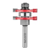 Burghiu freza profil tenon, HM, 41X6.35mm, tija 8mm GRAPHITE 56H221 HardWork ToolsRange